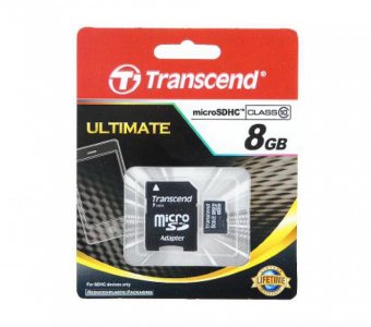   TRANSCEND 8GB MICROSDHC TS8GUSDHC10