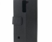 Чехол книжка для LG K7, чехол-книжка, боковой, черный