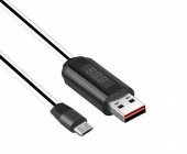 USB кабель для Micro+displayed черный