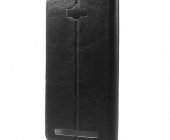 Asus Zenfone MAX (ZC550KL), чехол-книжка, боковой с окошком, серый