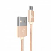USB кабель для Micro золотой
