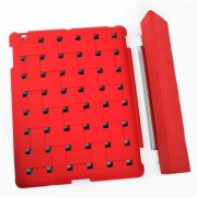 Чехол книжка для iPad 2/3/4 Smart Zone плетенка красный