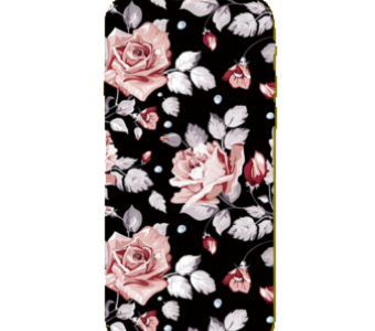 Силиконовый чехол на iPhone 7/8 с дизайном "цветы"