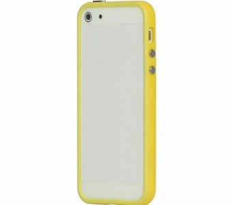 Бампер iPhone 5 желтый