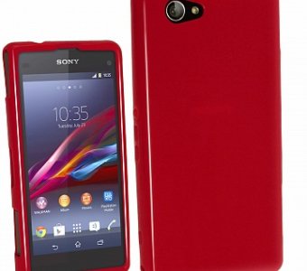 Чехол силиконовый для Sony Xperia Z1 Compact/Z1 Mini красный