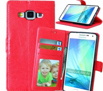 Чехол-Книжка Samsung Galaxy A5 боковой, красный