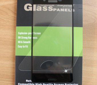 Защитное стекло на Sony Xperia XA Ultra Silk Screen 2.5D черный