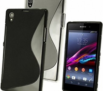 Чехол силиконовый для Sony Xperia Z1 черный