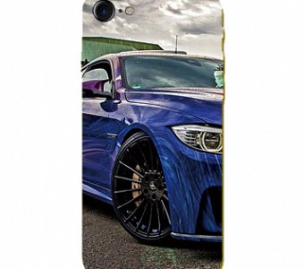 Силиконовый чехол для iPhone X с дизайном "автомобиля BMW"