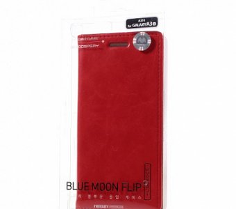 Чехол-Книжка Samsung Galaxy A3 (2016) DUX DUCIS Skin Pro Series боковой, красный
