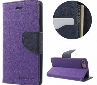 Чехол книжка на iPhone 7 Фиолетовая