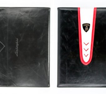 Кожаный чехол-книжка для iPad 4 / iPad 3 / iPad 2 Lamborghini
