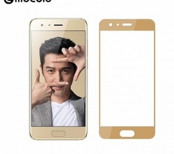 Защитное стекло на Huawei Honor 9 3D золотой