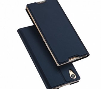 Чехол книжка для Sony Xperia L1/L1 Dual DUX DUCIS Skin Pro Series боковой, синий