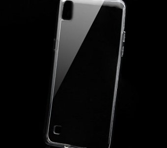 Чехол силиконовый для LG X Power, прозрачный